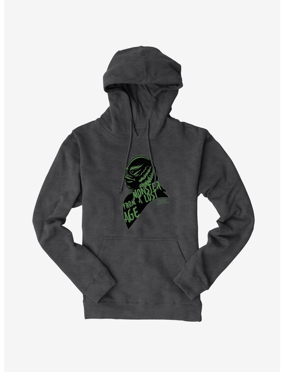 Universal Monsters Creature From The Black Lagoon Monster From A Lost Age Hoodie, CHARCOAL HEATHER, hi-res