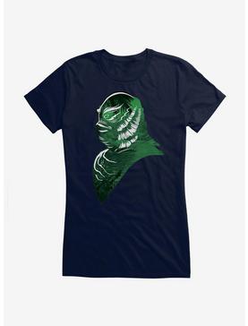 Universal Monsters Creature From The Black Lagoon Amazon Profile Girls T-Shirt, NAVY, hi-res