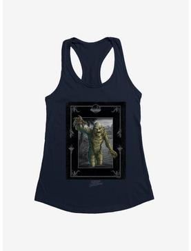 Universal Monsters Creature From The Black Lagoon Out The Water Girls Tank, NAVY, hi-res
