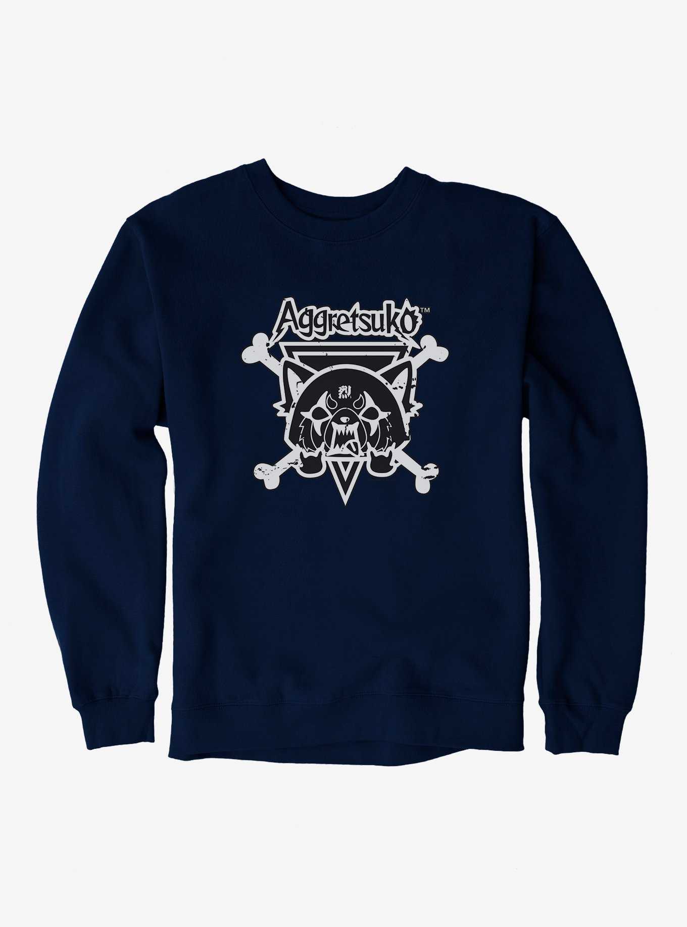 Aggretsuko Metal Crossbones Sweatshirt, , hi-res