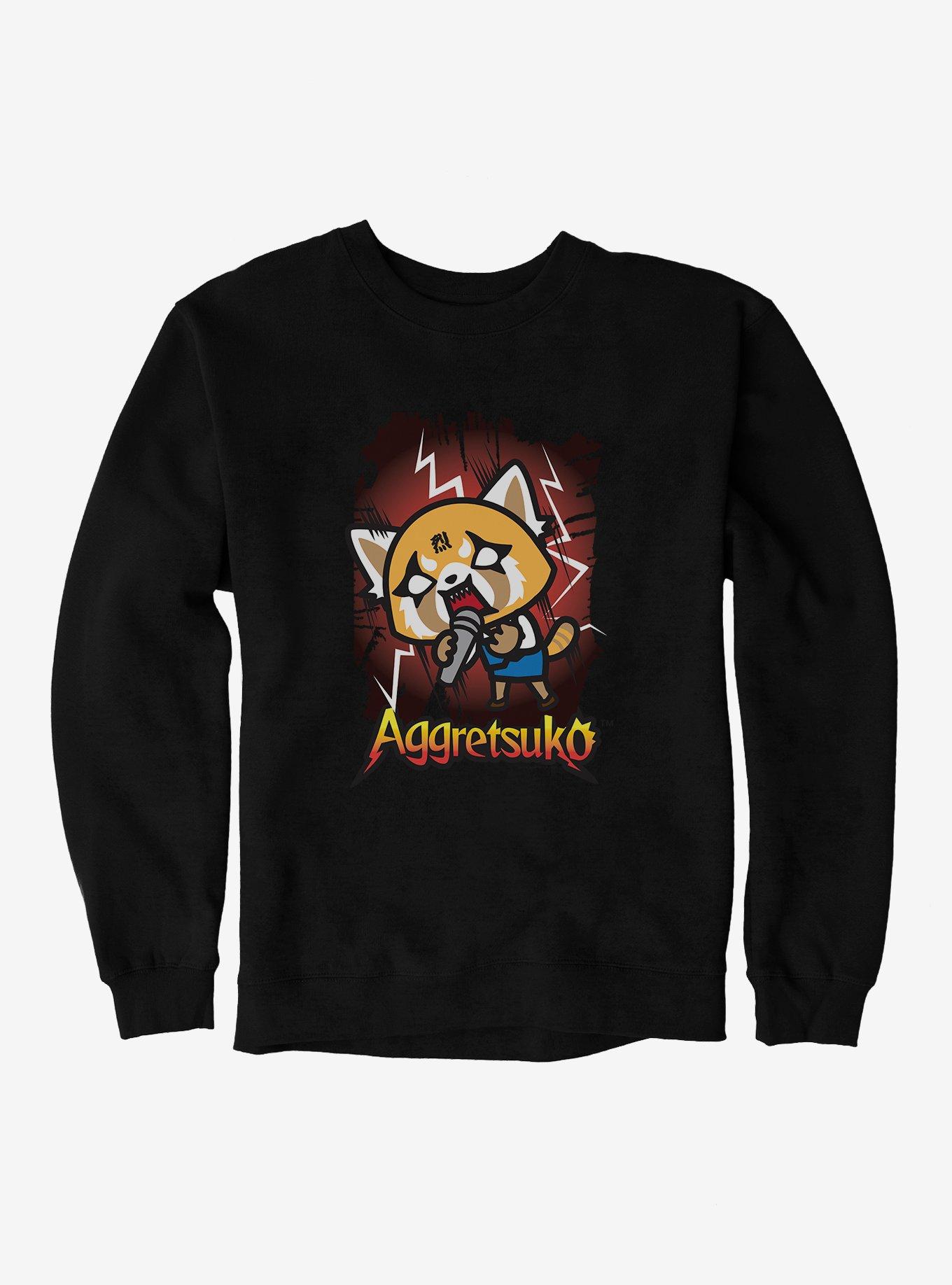 Aggretsuko Metal Rockin' Out Sweatshirt, , hi-res