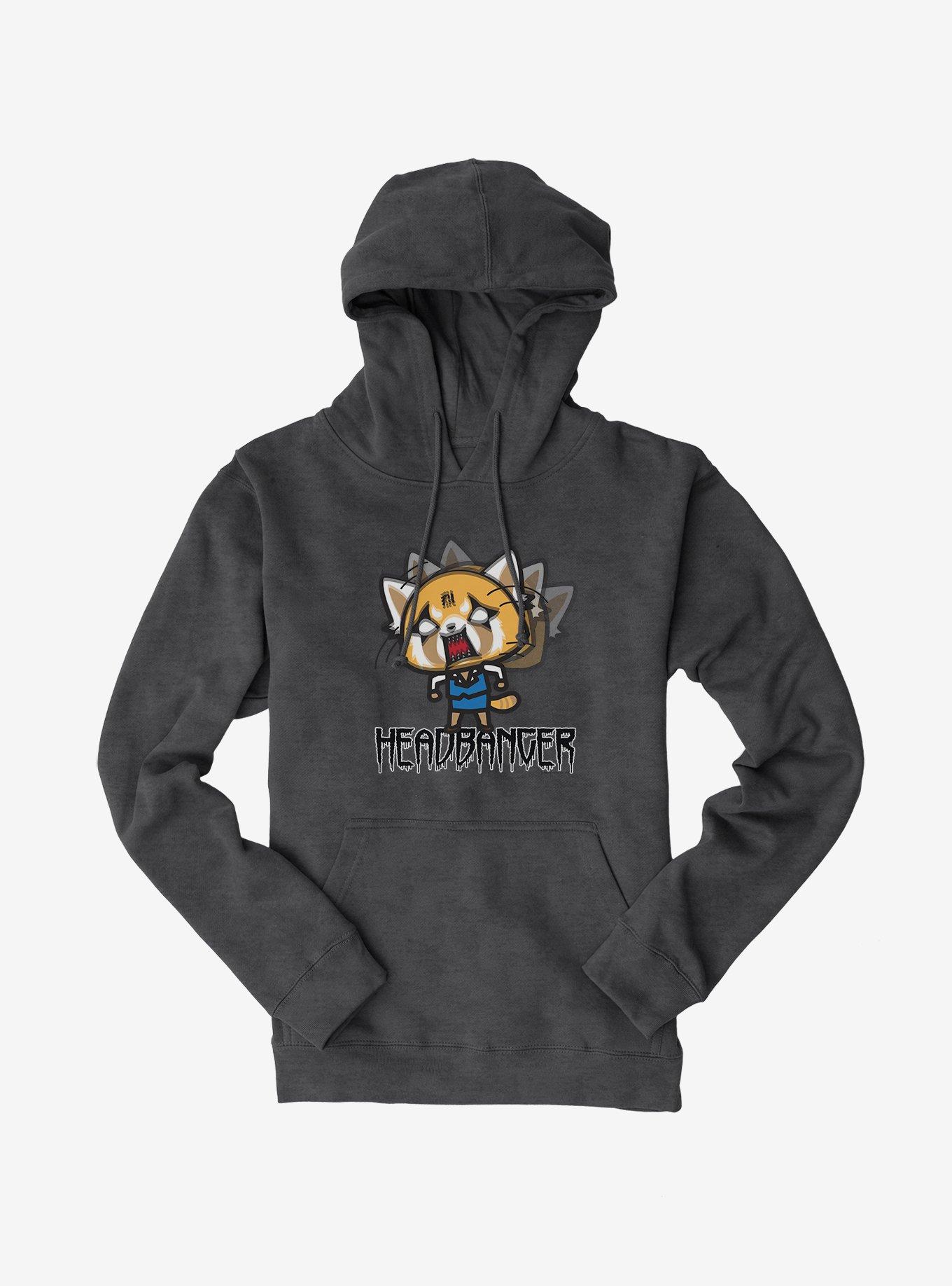 Aggretsuko Metal Headbanger Hoodie, , hi-res