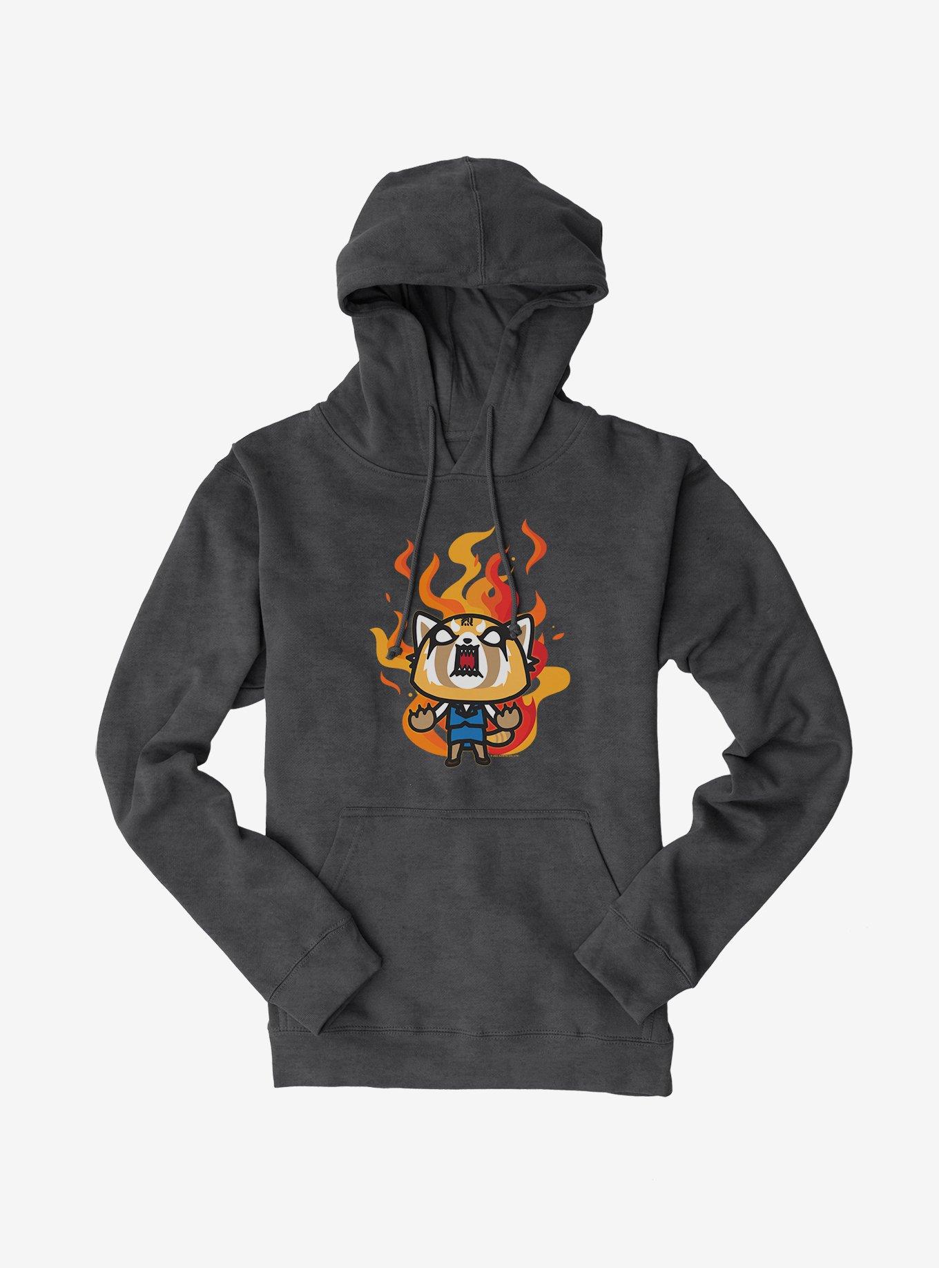 Aggretsuko Metal Rage Hoodie, , hi-res