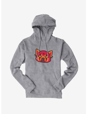 Aggretsuko Metal Rock Out To The Max Hoodie, HEATHER GREY, hi-res