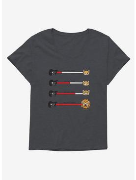 Aggretsuko Metal Anger Meter Girls T-Shirt Plus Size, , hi-res