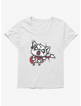 Aggretsuko Metal Hard Rock Girls T-Shirt Plus Size, , hi-res