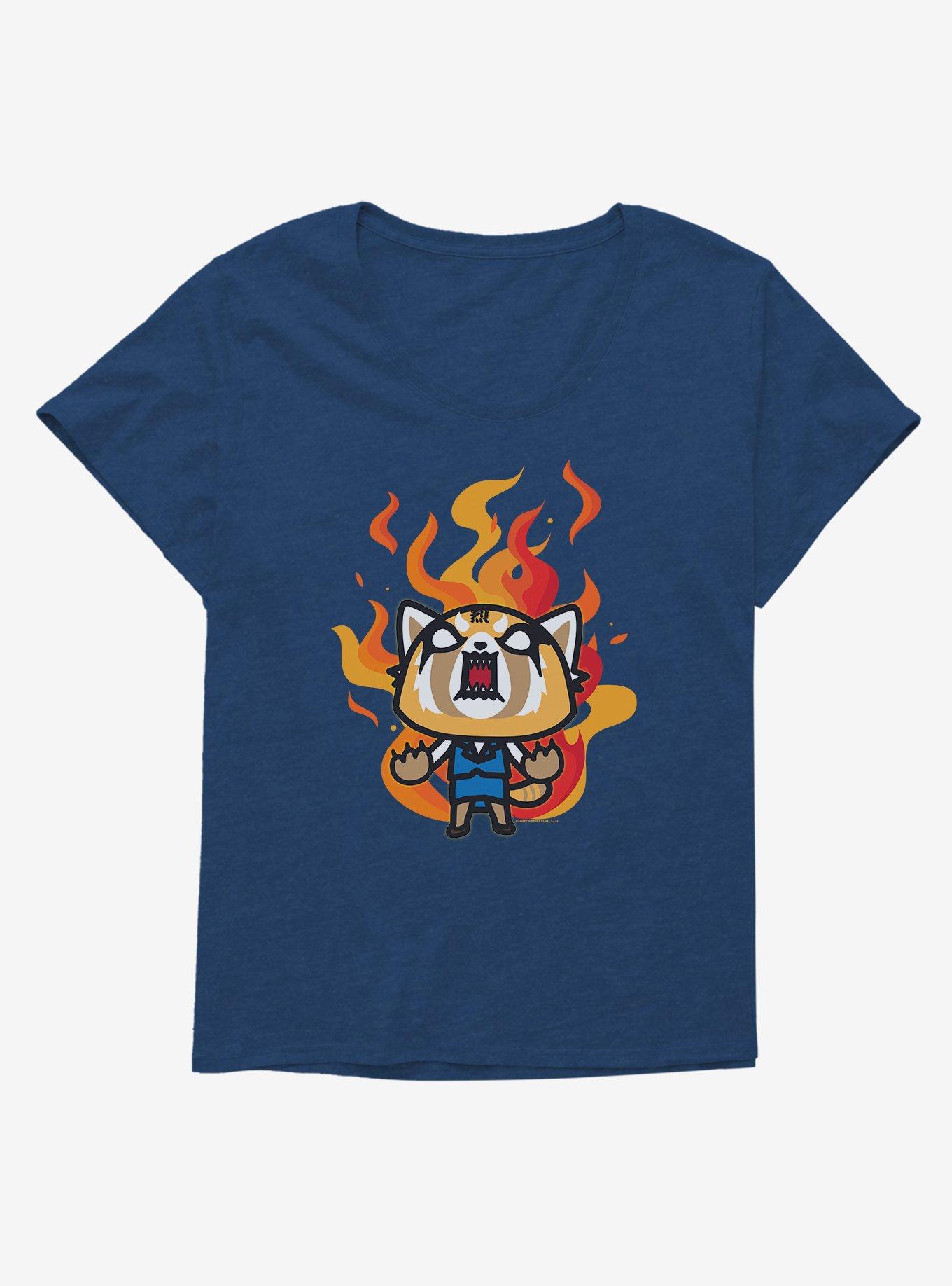 Aggretsuko Metal Rage Girls T-Shirt Plus Size, , hi-res
