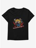 Aggretsuko Metal Raging Girls T-Shirt Plus Size, , hi-res