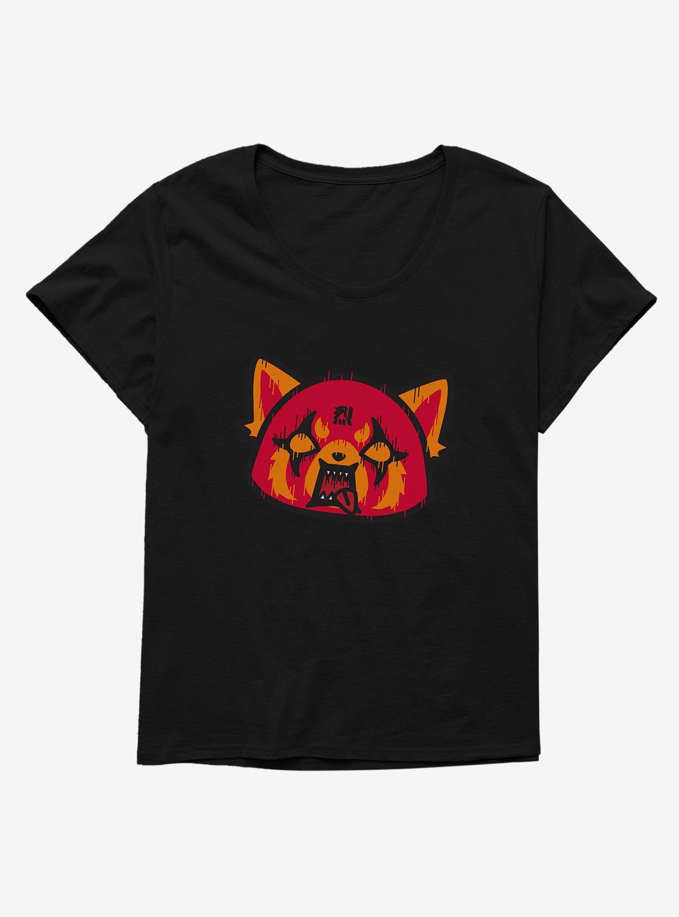 Aggretsuko Metal Rock Out To The Max Girls T-Shirt Plus Size, , hi-res