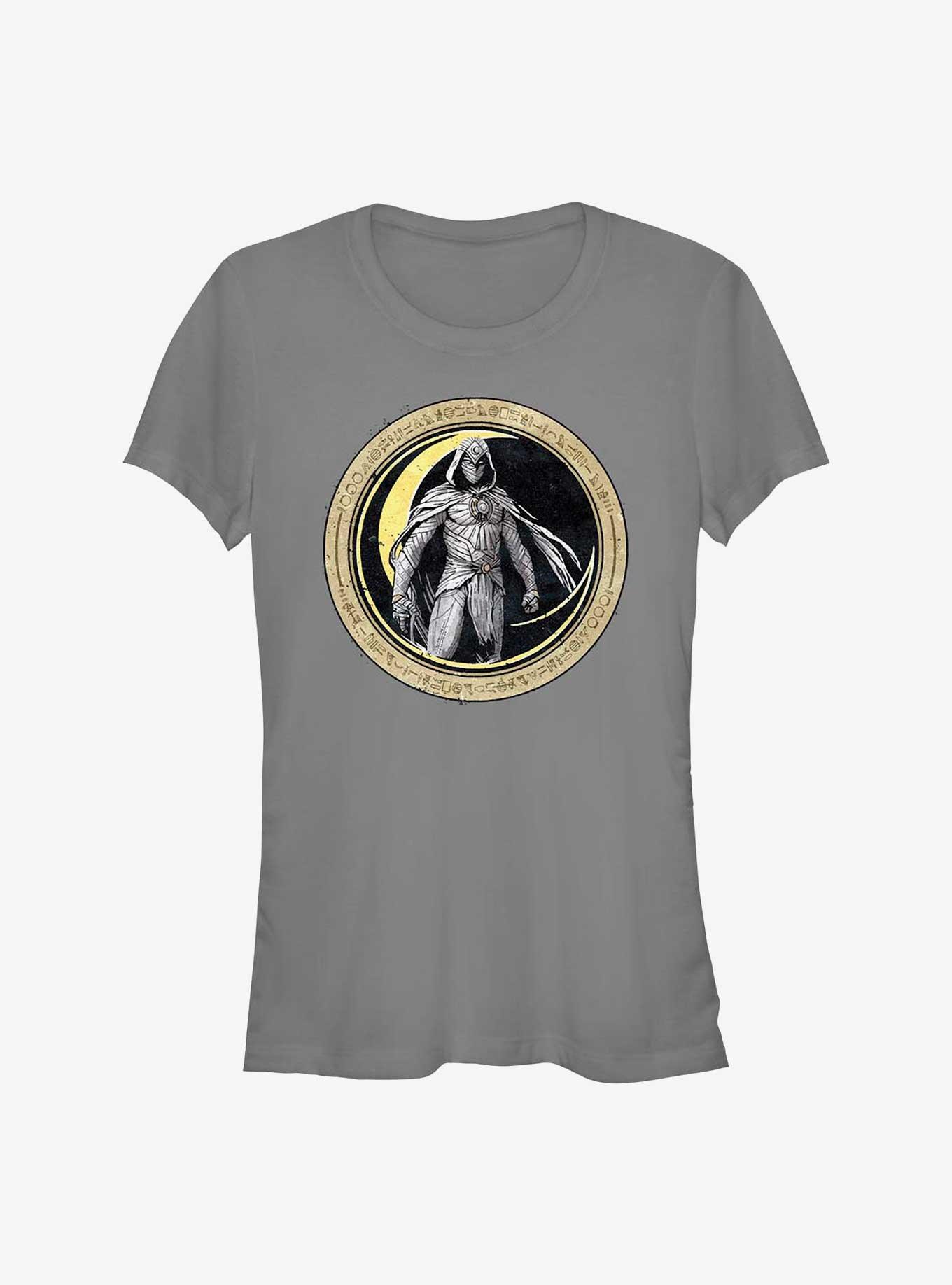 Marvel Moon Knight Circle Badge Girls T-Shirt, , hi-res