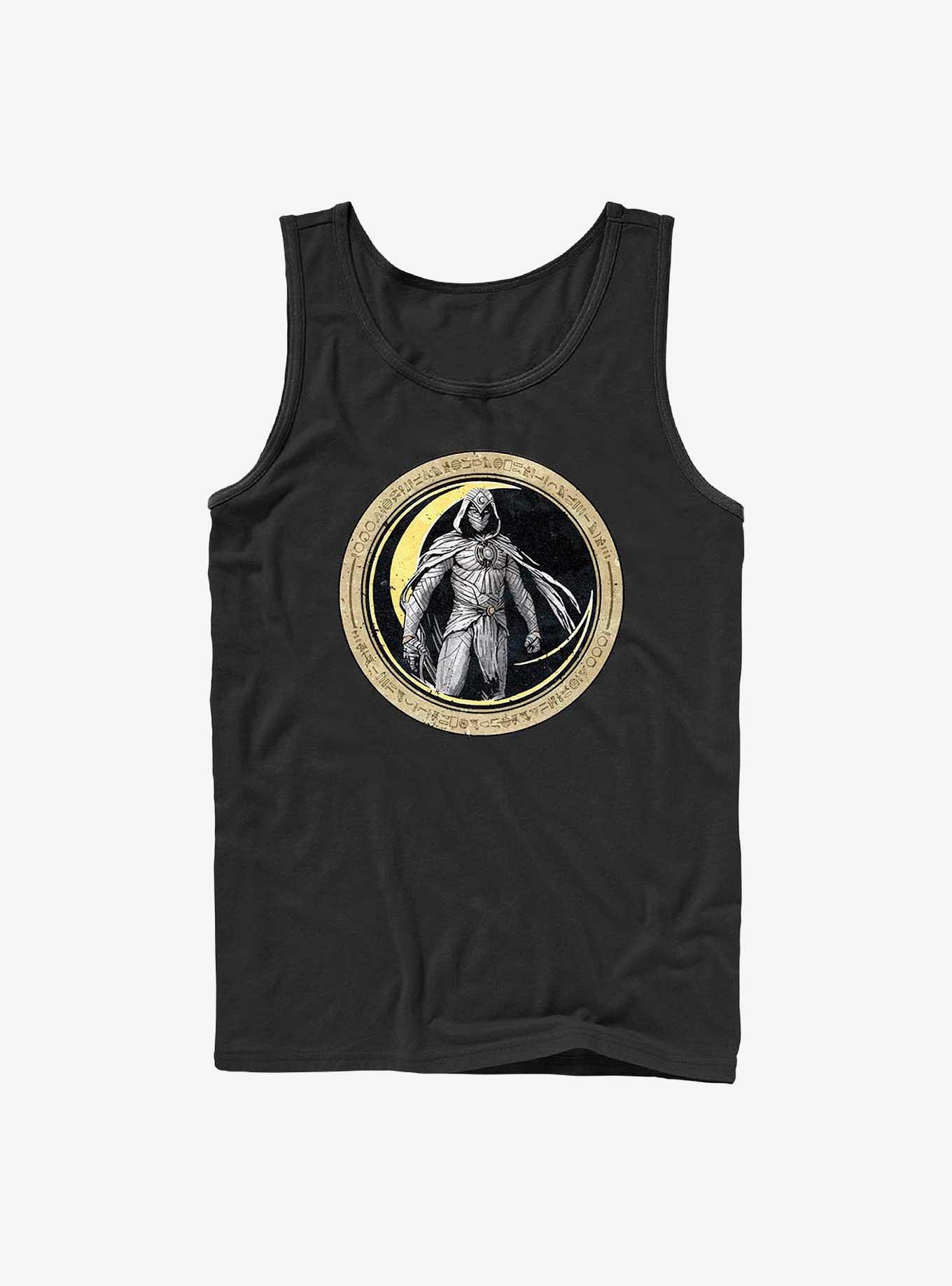 Marvel Moon Knight Circle Badge Tank Top, BLACK, hi-res