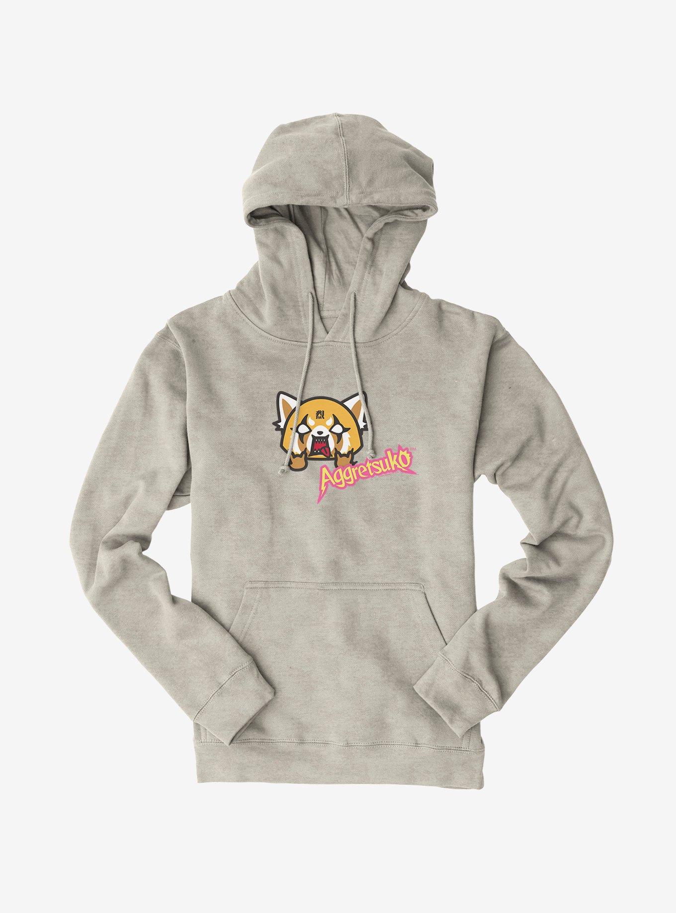 Aggretsuko Metal Icon Hoodie, , hi-res