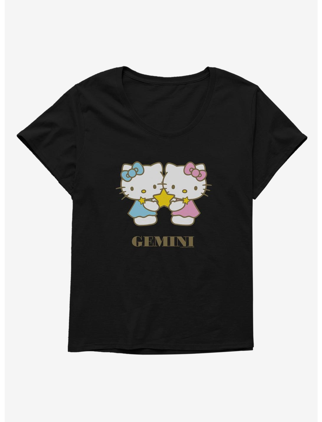 Hello Kitty Star Sign Gemini Womens T-Shirt Plus Size, , hi-res