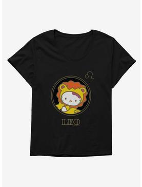 Hello Kitty Star Sign Leo Stencil Womens T-Shirt Plus Size, , hi-res