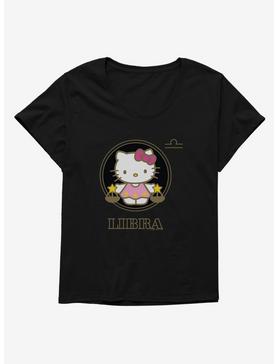 Plus Size Hello Kitty Star Sign Libra Stencil Womens T-Shirt Plus Size, , hi-res