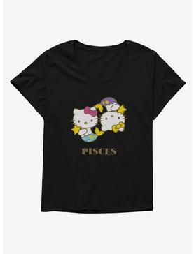Plus Size Hello Kitty Star Sign Pisces Womens T-Shirt Plus Size, , hi-res