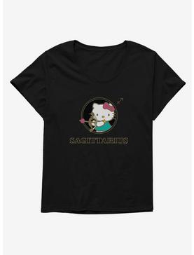 Plus Size Hello Kitty Star Sign Sagittarius Stencil Womens T-Shirt Plus Size, , hi-res