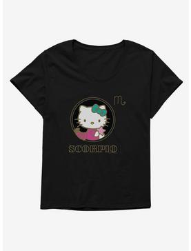 Plus Size Hello Kitty Star Sign Scorpio Stencil Womens T-Shirt Plus Size, , hi-res