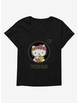 Hello Kitty Star Sign Virgo Stencil Womens T-Shirt Plus Size, , hi-res