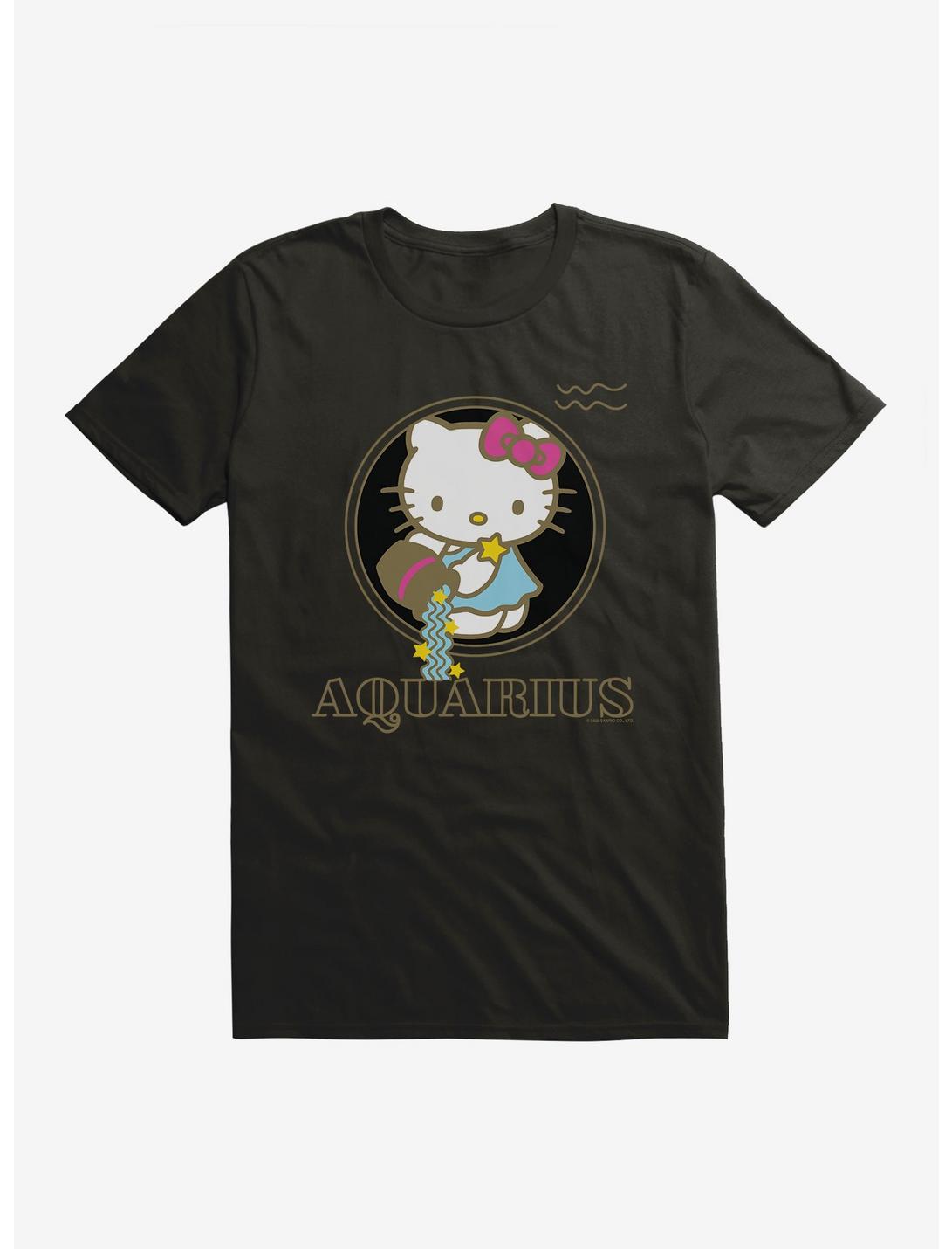 Hello Kitty Star Sign Aquarius Stencil T-Shirt, , hi-res