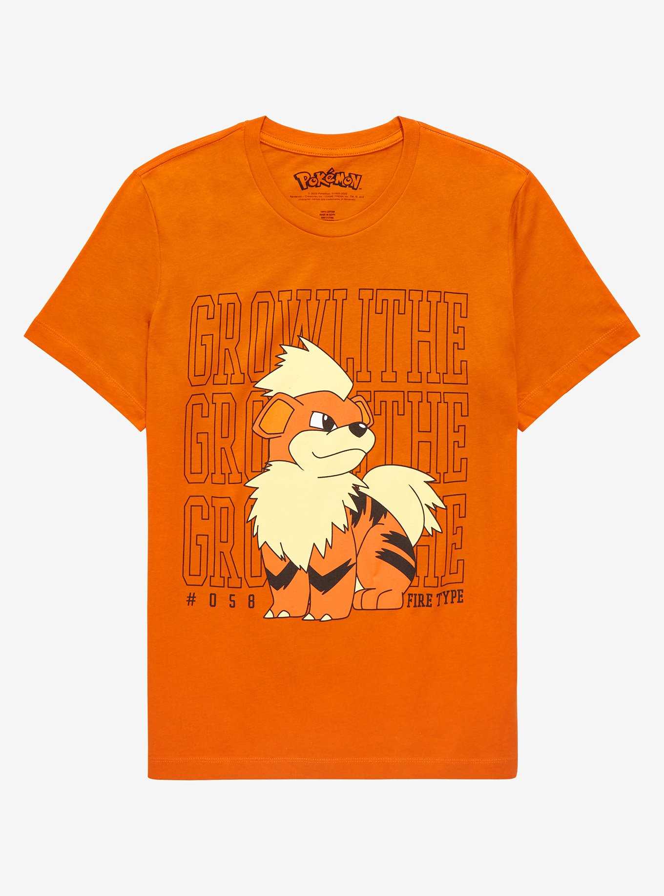 Pokémon Growlithe Collegiate T-Shirt - BoxLunch Exclusive, , hi-res