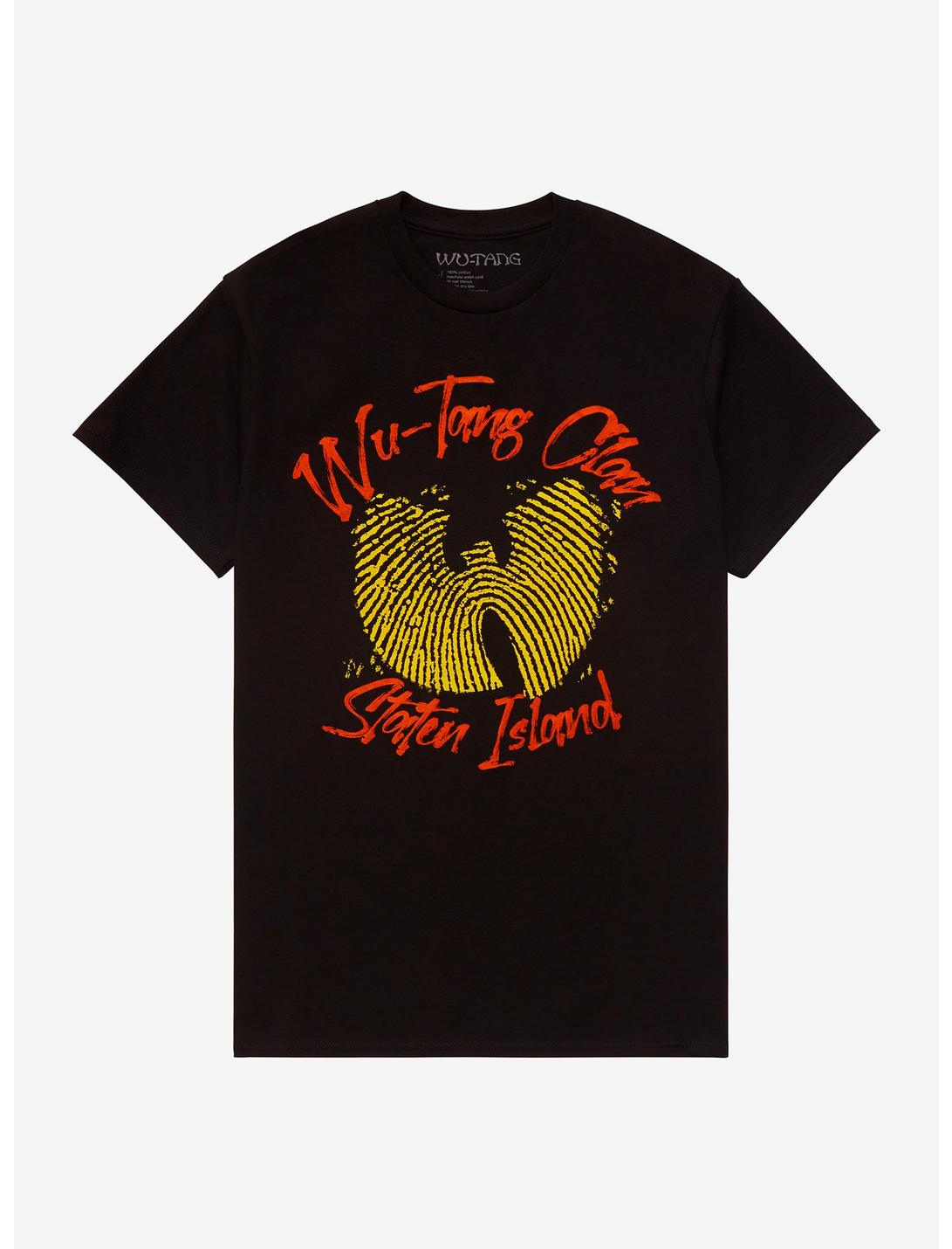 Wu-Tang Clan Staten Island Fingerprint Girls T-Shirt, BLACK, hi-res