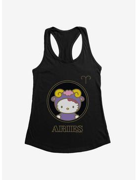 Hello Kitty Star Sign Aries Stencil Womens Tank Top, , hi-res