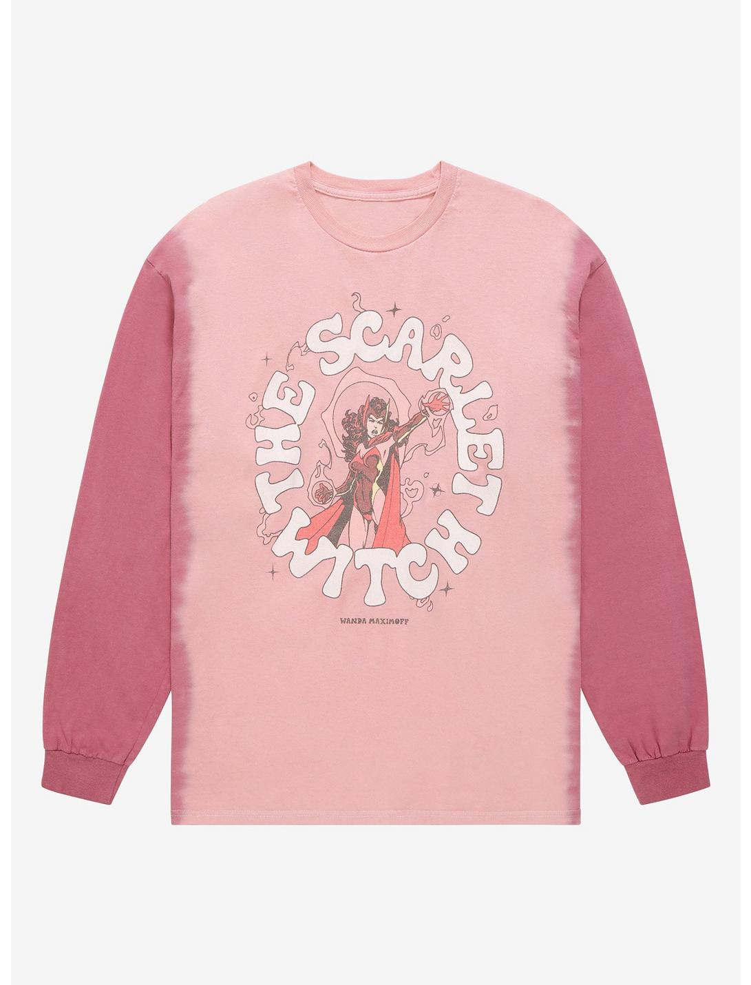 Marvel Scarlet Witch Retro Split-Dye Long Sleeve T-Shirt - BoxLunch  Exclusive | BoxLunch