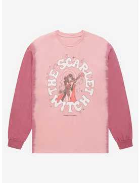 Marvel Scarlet Witch Retro Split-Dye Long Sleeve T-Shirt - BoxLunch Exclusive, , hi-res