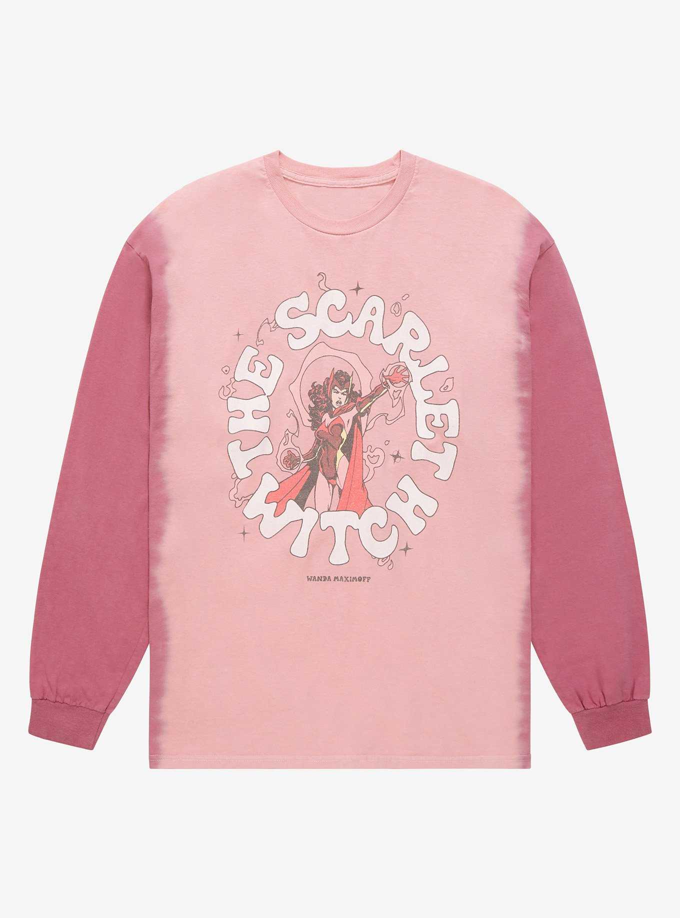 Marvel Scarlet Witch Retro Split-Dye Long Sleeve T-Shirt - BoxLunch Exclusive, , hi-res