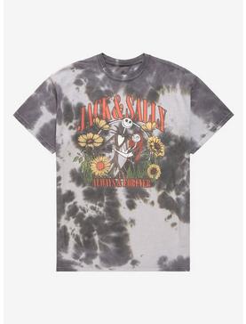 Disney The Nightmare Before Christmas Jack & Sally Always & Forever Tie-Dye T-Shirt - BoxLunch Exclusive, , hi-res