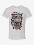 Dance Gavin Dance Skull Party Girls T-Shirt, BRIGHT WHITE, hi-res