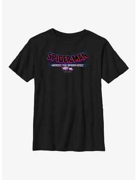 Marvel Spider-Man: Across The Spiderverse (Part One) Main Logo Youth T-Shirt, , hi-res