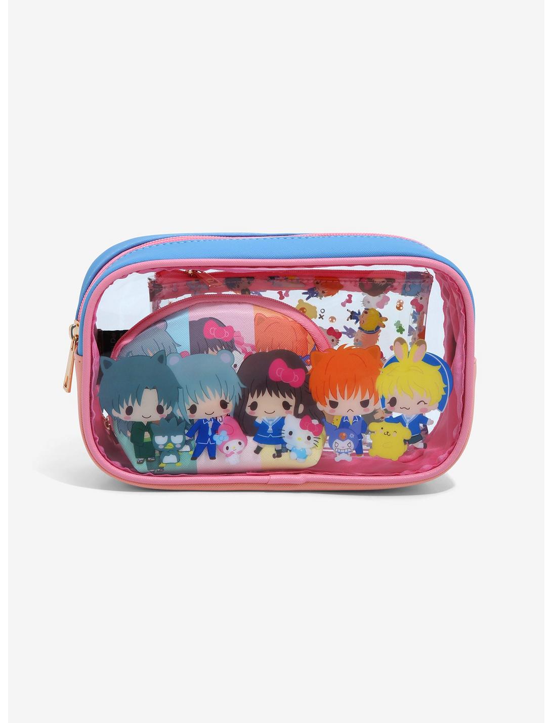 Fruits Basket x Hello Kitty and Friends Cosmetic Bag Set - A BoxLunch Exclusive, , hi-res
