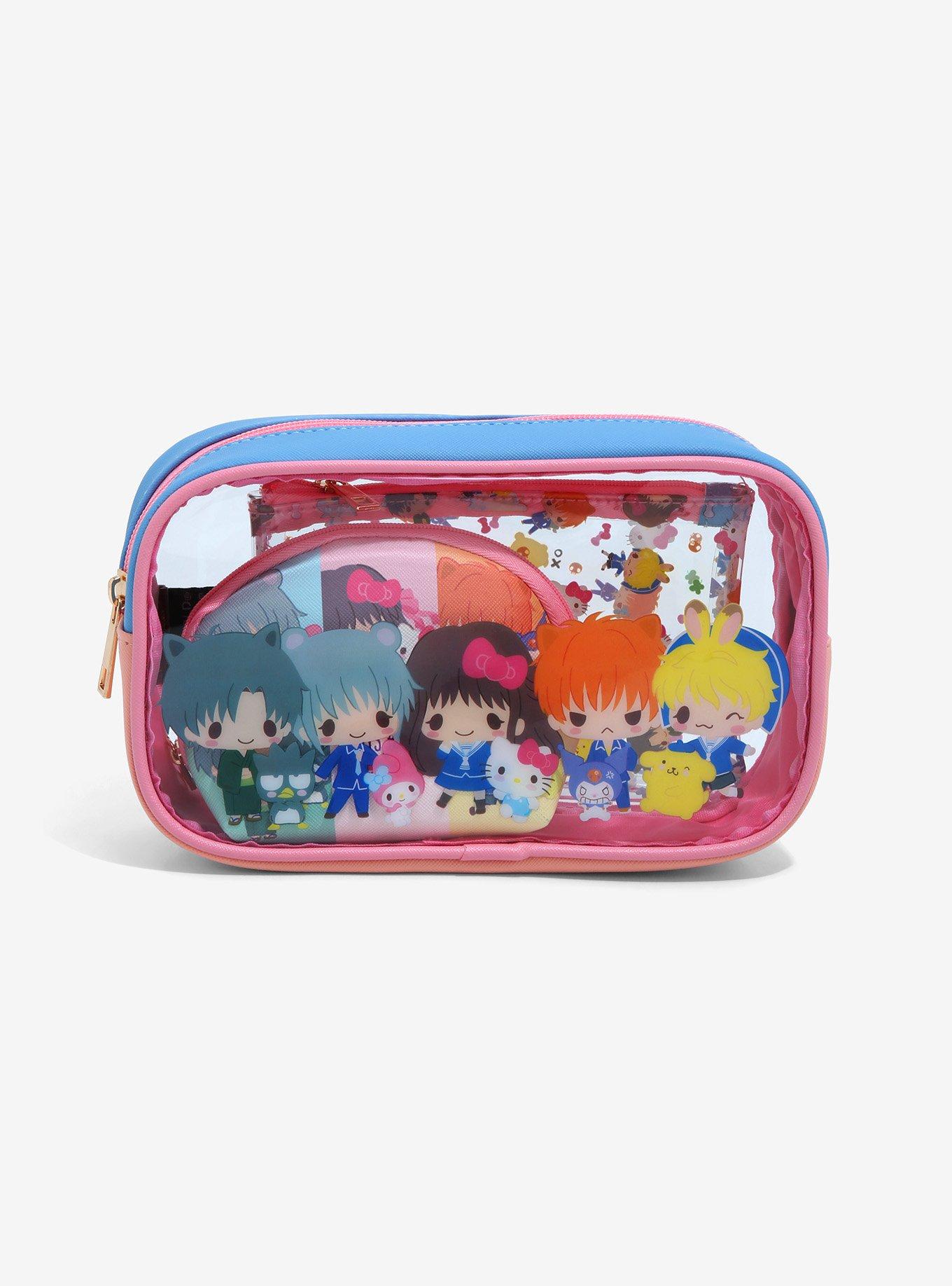 Fruits Basket x Hello Kitty and Friends Cosmetic Bag Set A BoxLunch Exclusive BoxLunch