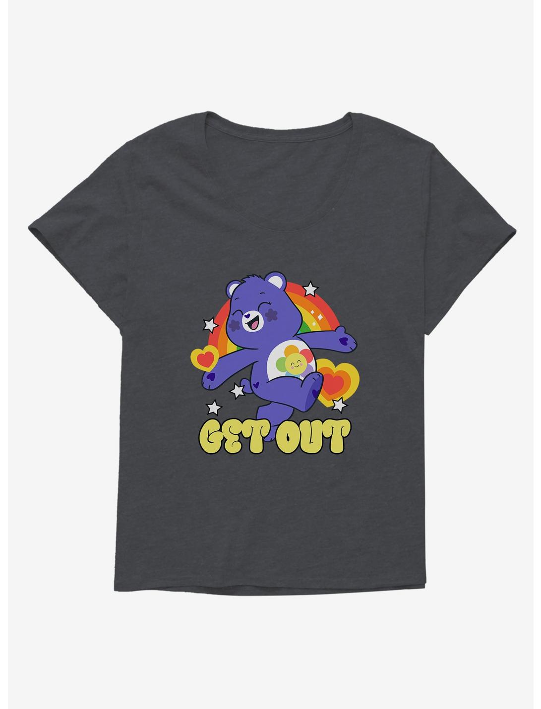 Care Bears Harmony Bear Get Out Girls T-Shirt Plus Size, , hi-res