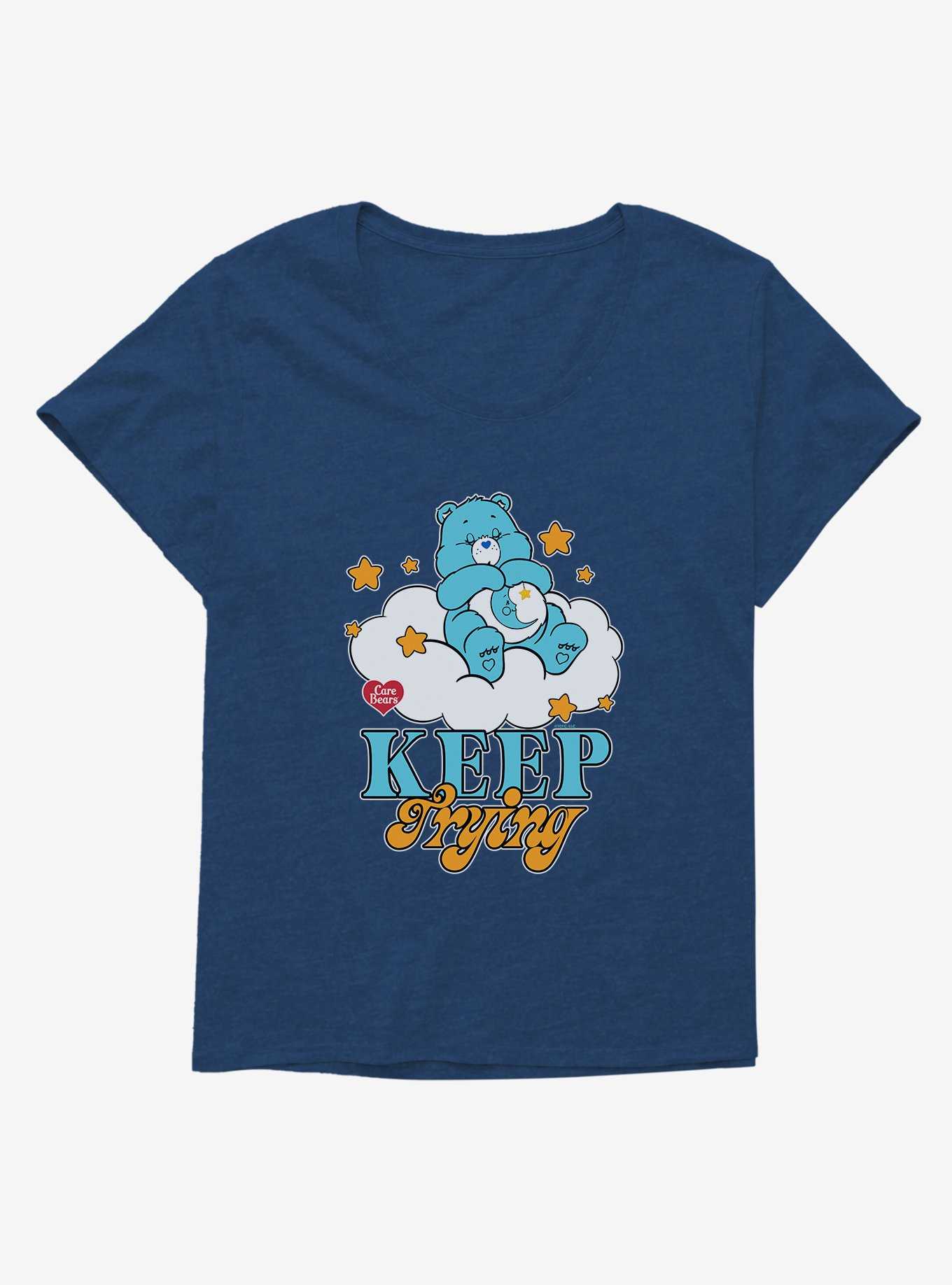 Care Bears Keep Trying Girls T-Shirt Plus Size, , hi-res