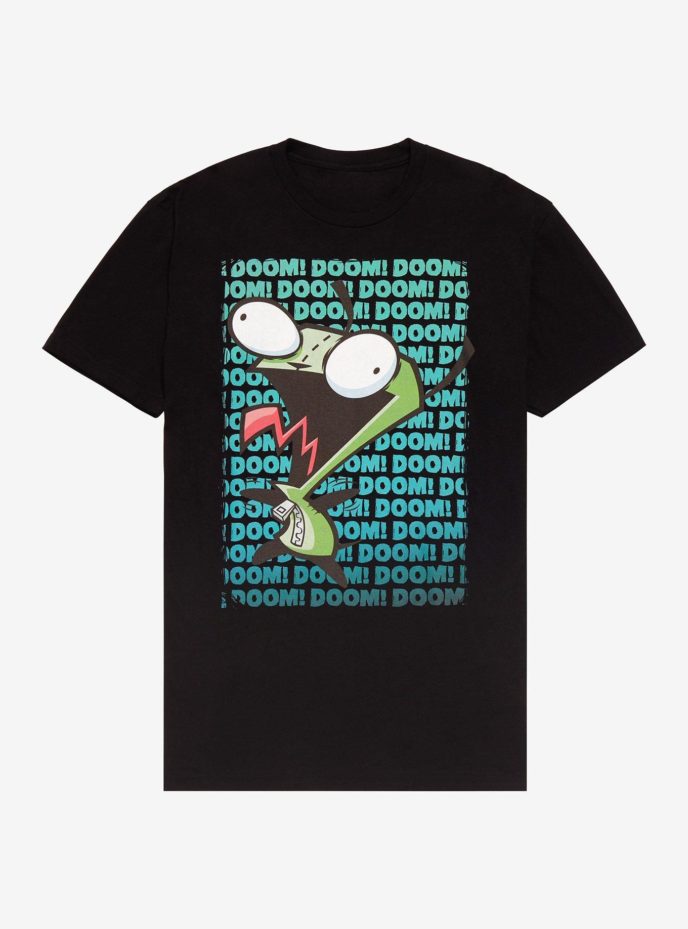 Invader Zim GIR Doom T-Shirt, BLACK, hi-res