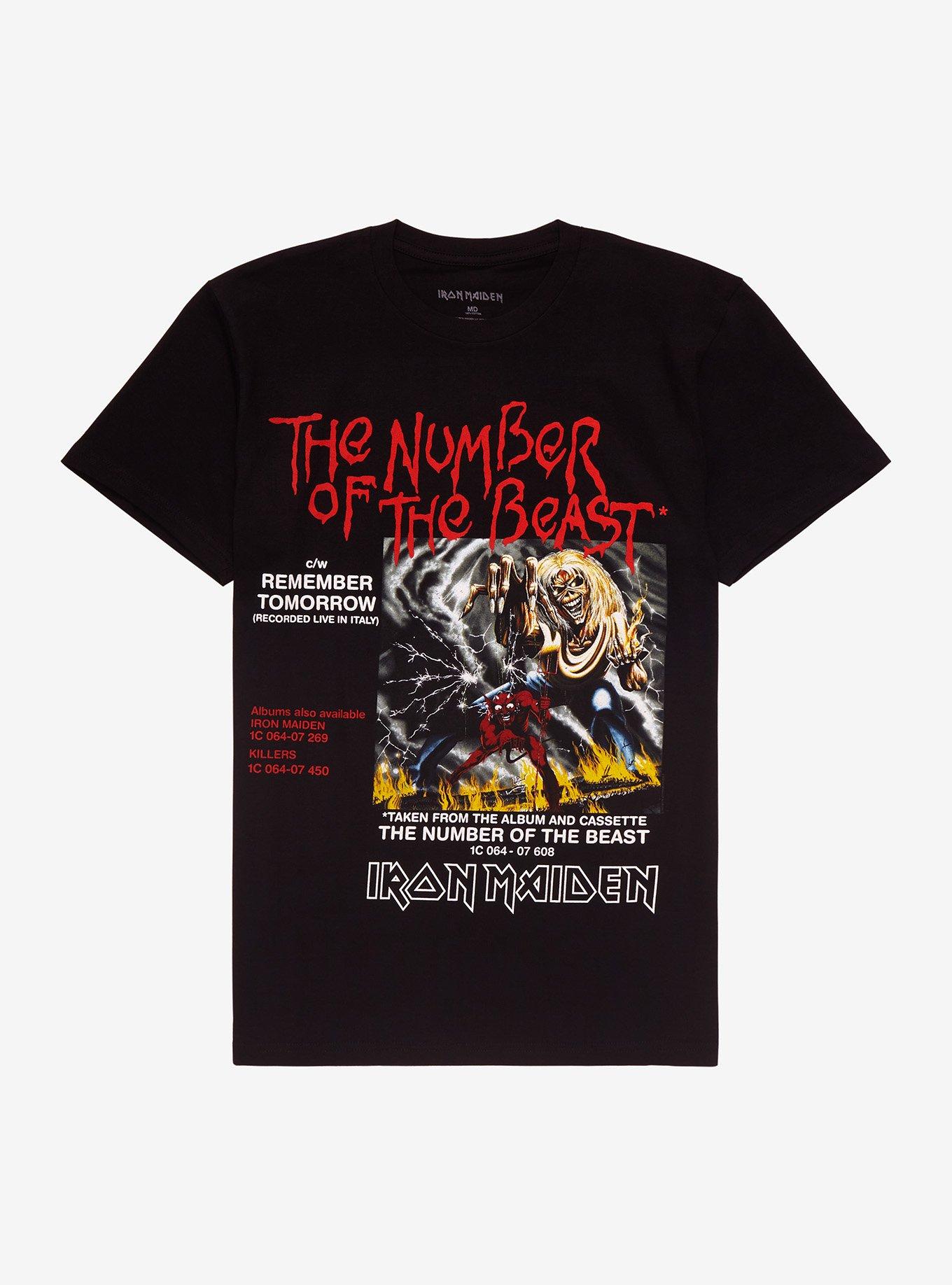 Iron Maiden Number Of The Beast T-Shirt, BLACK, hi-res