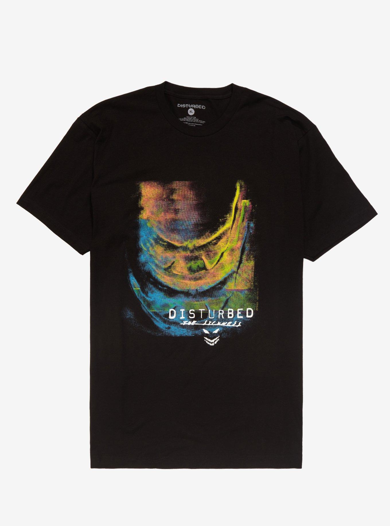 Disturbed The Sickness Inverted Colors T-Shirt, BLACK, hi-res