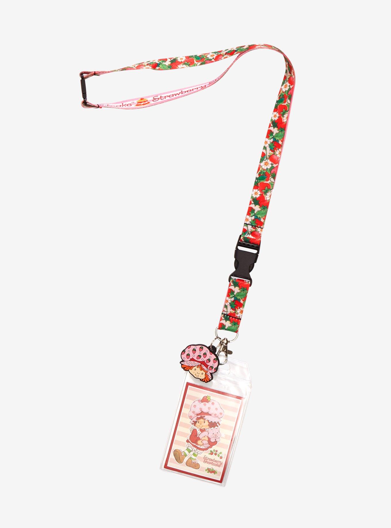 Strawberry Shortcake Badge Reel, Retractable Badge Reel