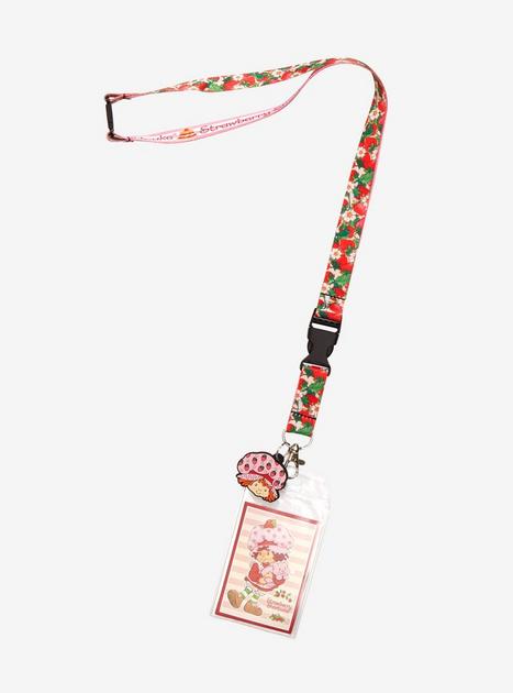 Strawberry Shortcake Floral Lanyard | Hot Topic