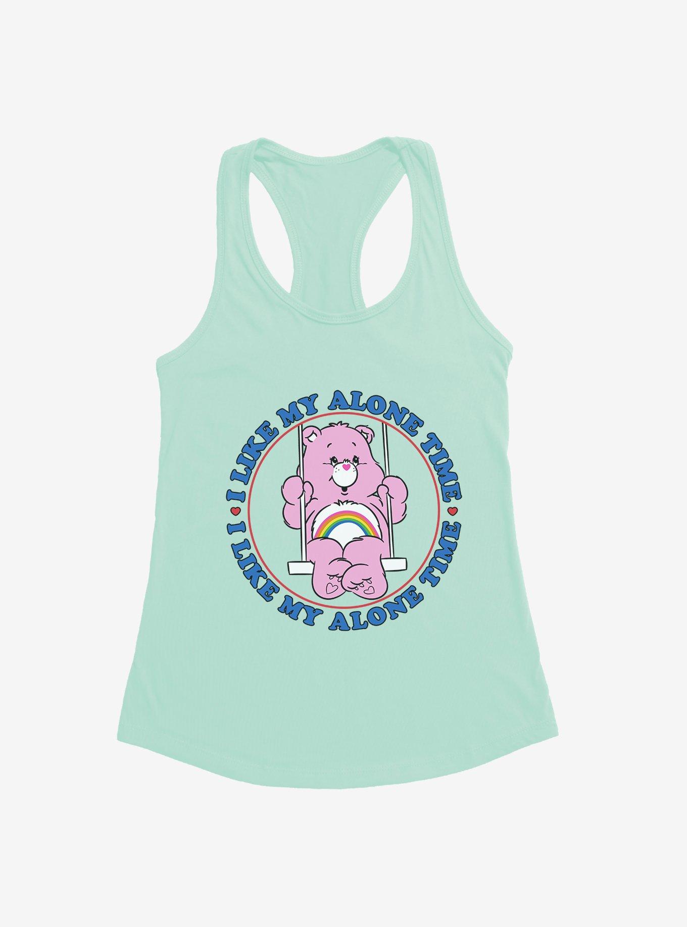 Care Bears Cheer Bear Alone Time Girls Tank Top, MINT, hi-res