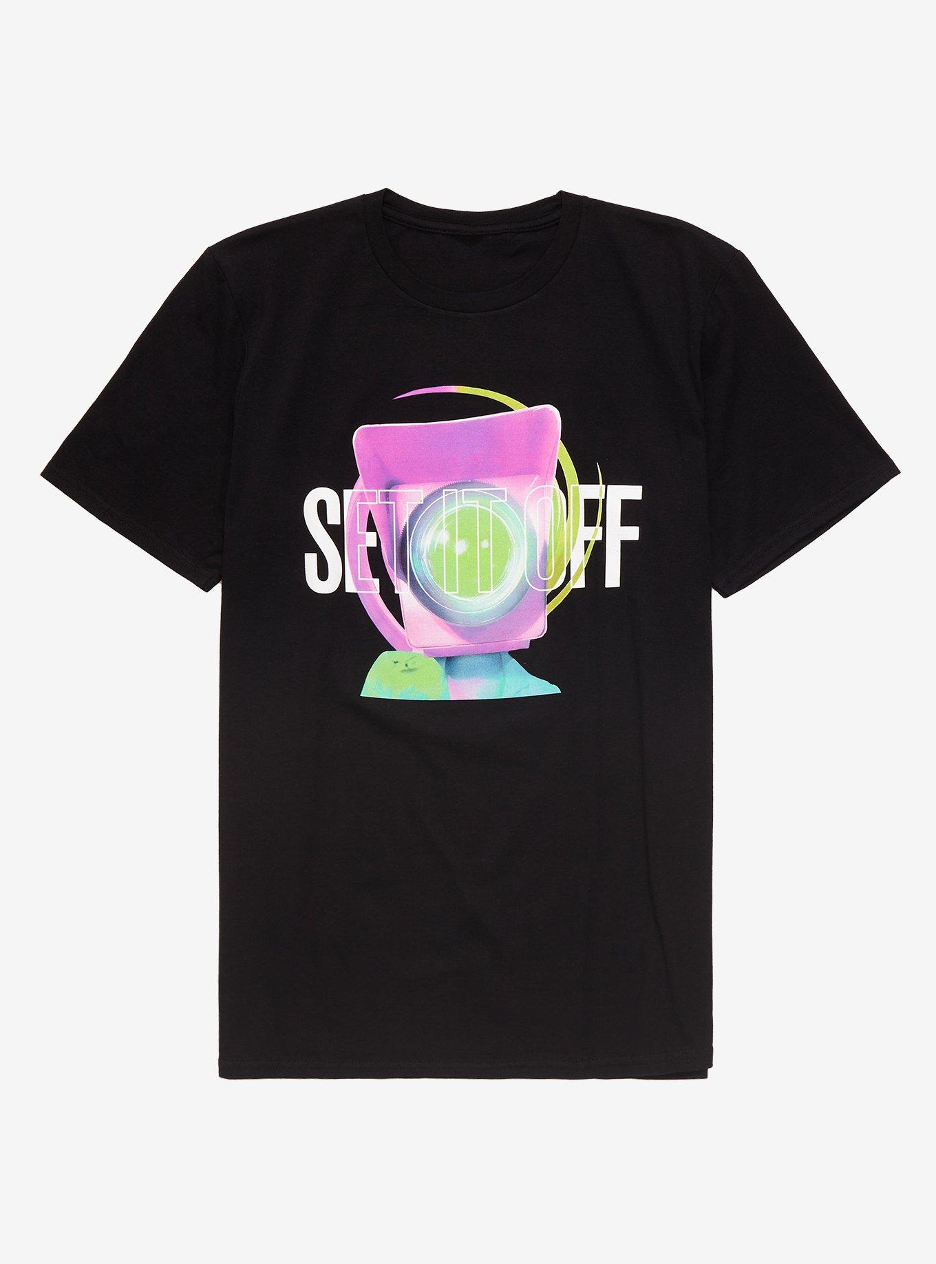Set It Off Projector Head T-Shirt, BLACK, hi-res