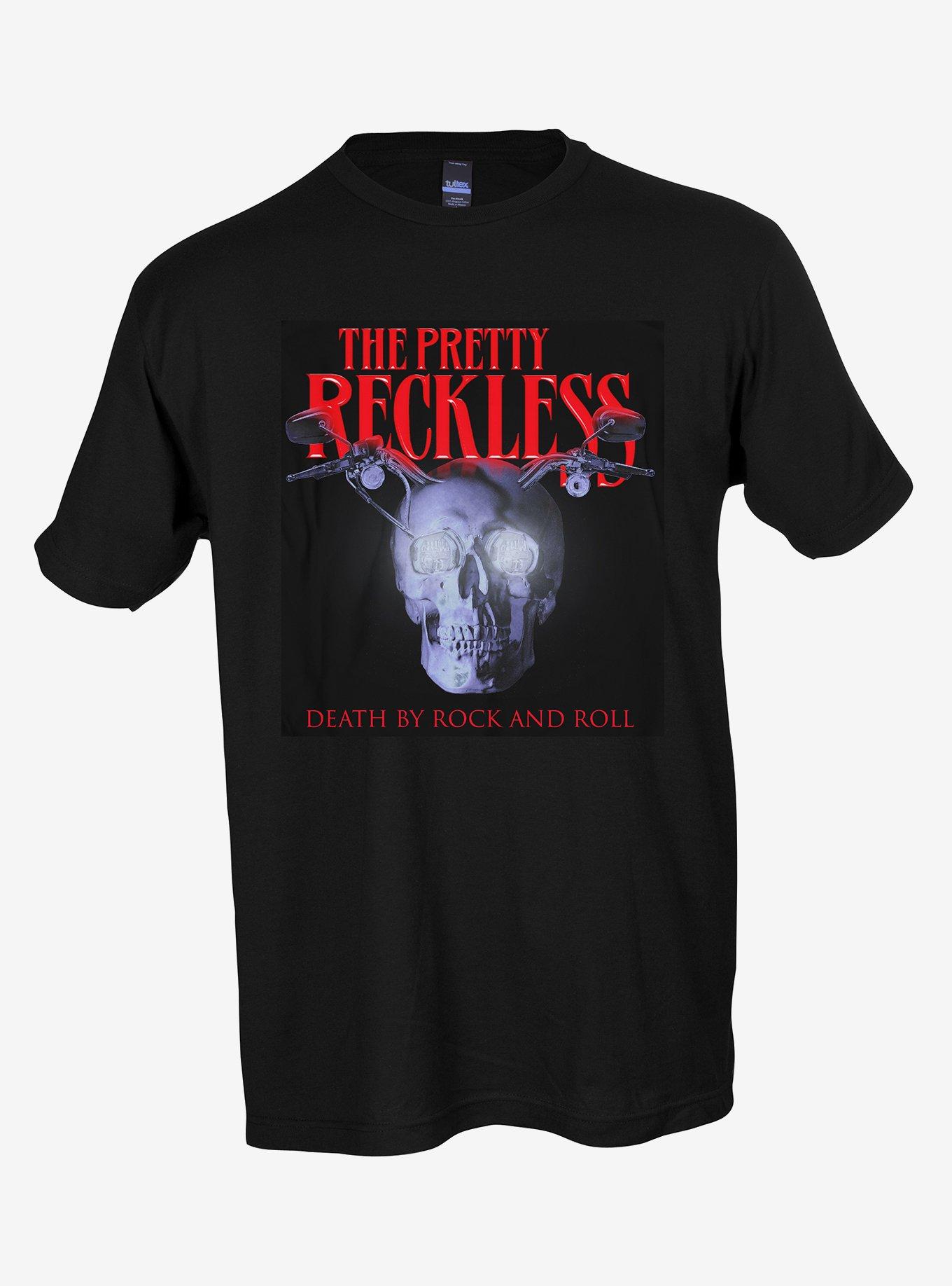The Pretty Reckless Moto Skull T-Shirt, BLACK, hi-res