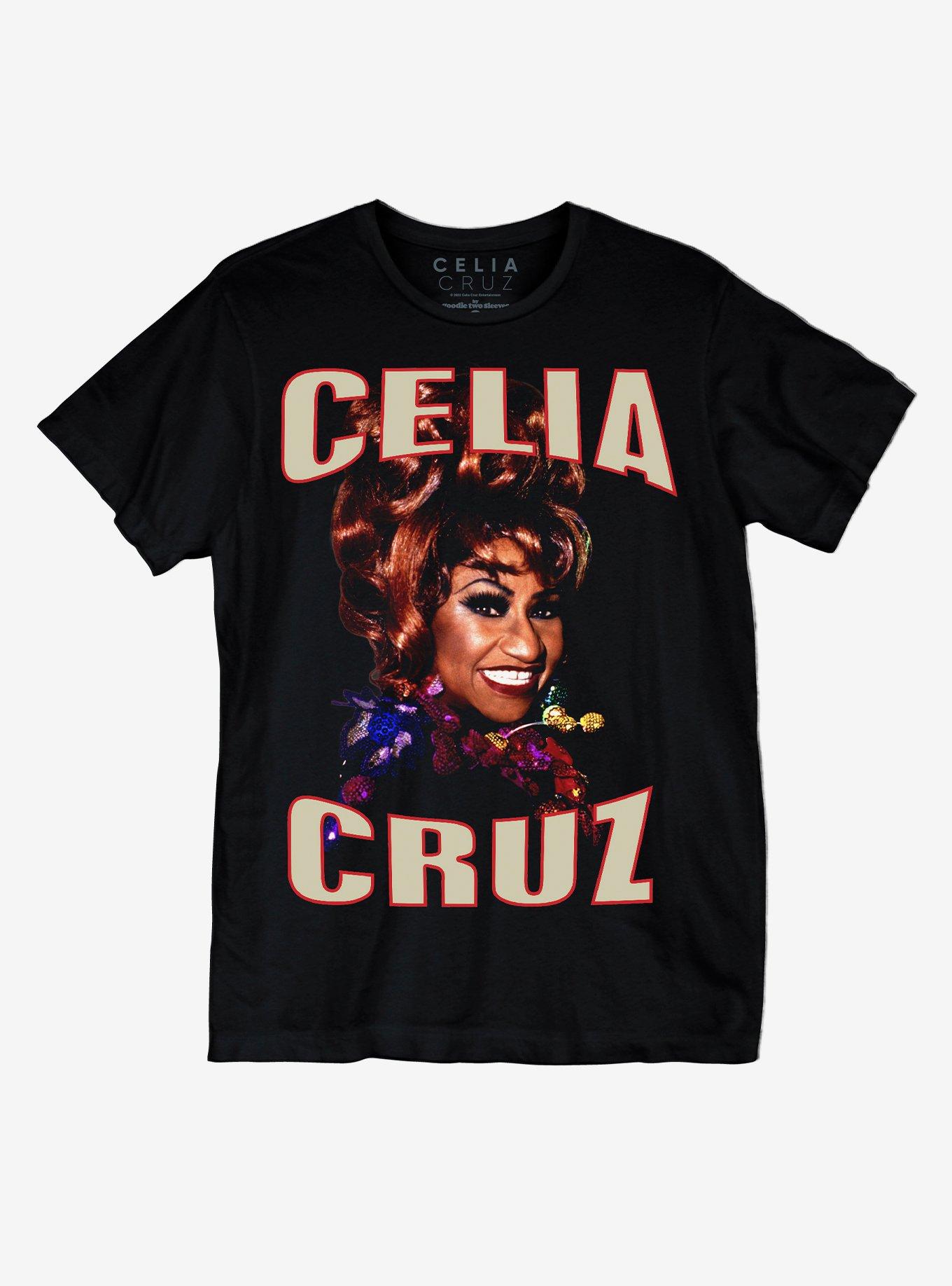 Celia Cruz Portrait T-Shirt, BLACK, hi-res