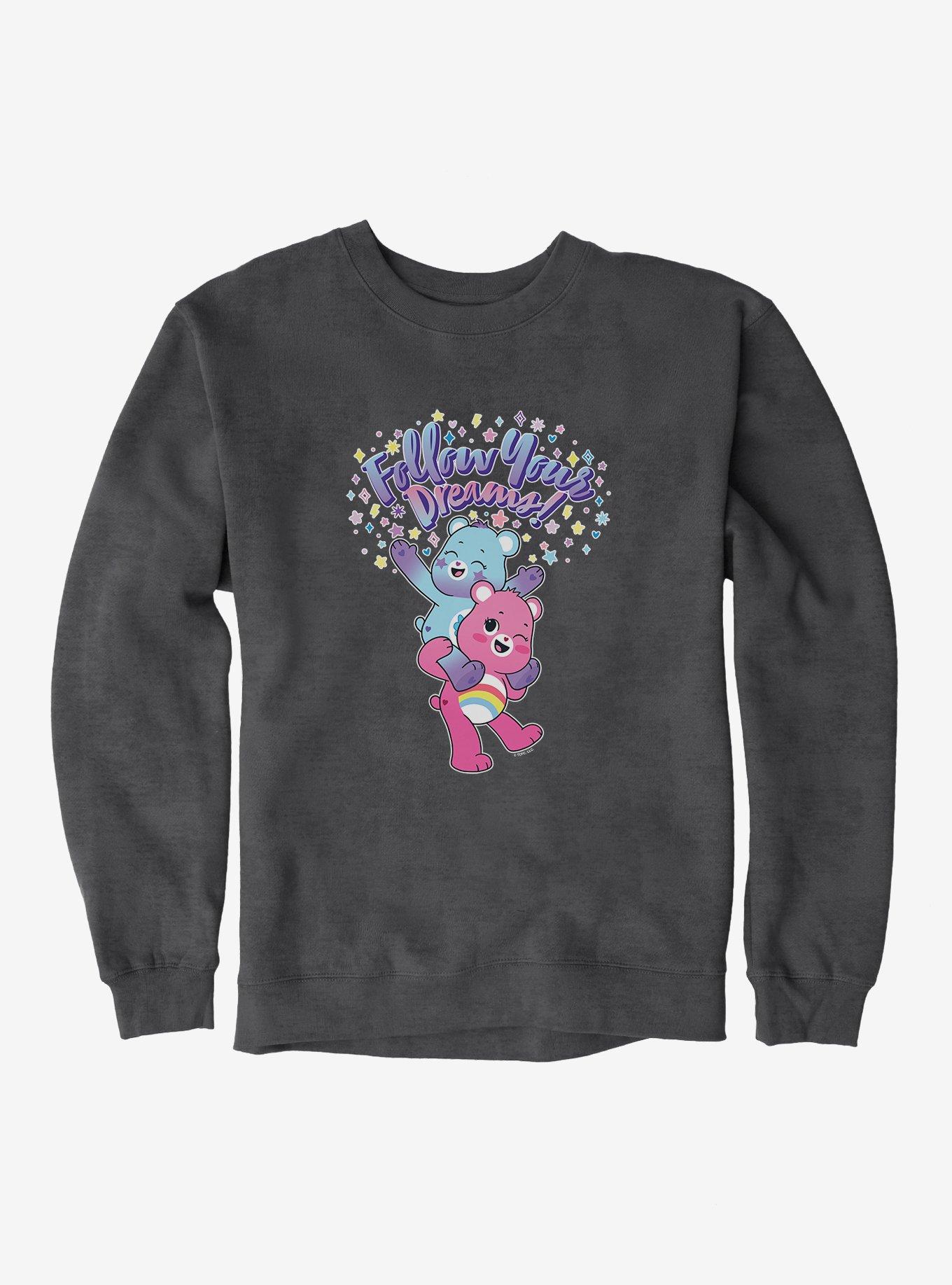 Care Bears Follow Your Dreams Sweatshirt, CHARCOAL HEATHER, hi-res