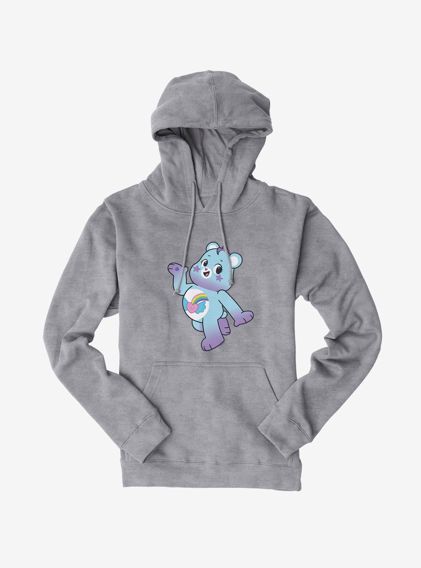Care Bears Dream Bright Bear Pose Hoodie, HEATHER GREY, hi-res