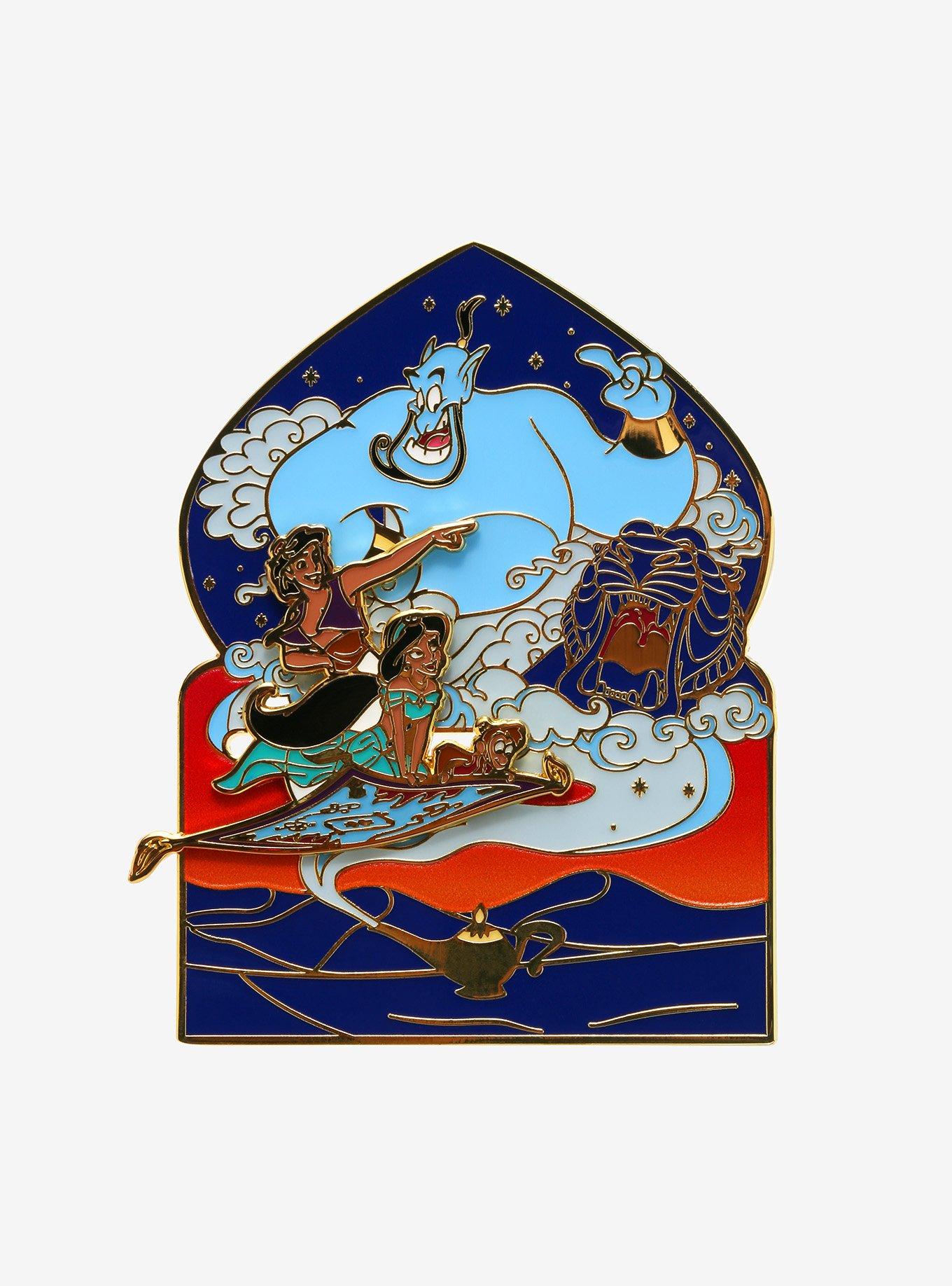 Loungefly Disney Aladdin Magic Carpet Ride Slider Enamel Pin, , hi-res