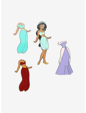Loungefly Disney Aladdin Jasmine Enamel Pin With Dress Accessories, , hi-res